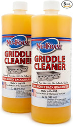 Nu-Foam Griddle Cleaner, Professional Flat Top Cleaning Liquid, 32 oz, for Commercial Griddles (6)