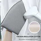 3PCS Garment Steamer Ironing Gloves, Waterproof Care Anti Steam Mitt with Finger Loop, Heat Resistant Protective Gloves Iron Board for Clothes Steamers (Pointy)
