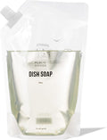 Public Goods Natural Dish Soap | Kitchen Soap | Plant-Based & Vegan Friendly | Clear Dish Detergent Liquid | Concentrated | Made in USA | Mandarin Basil | 34 Fl Oz Refill