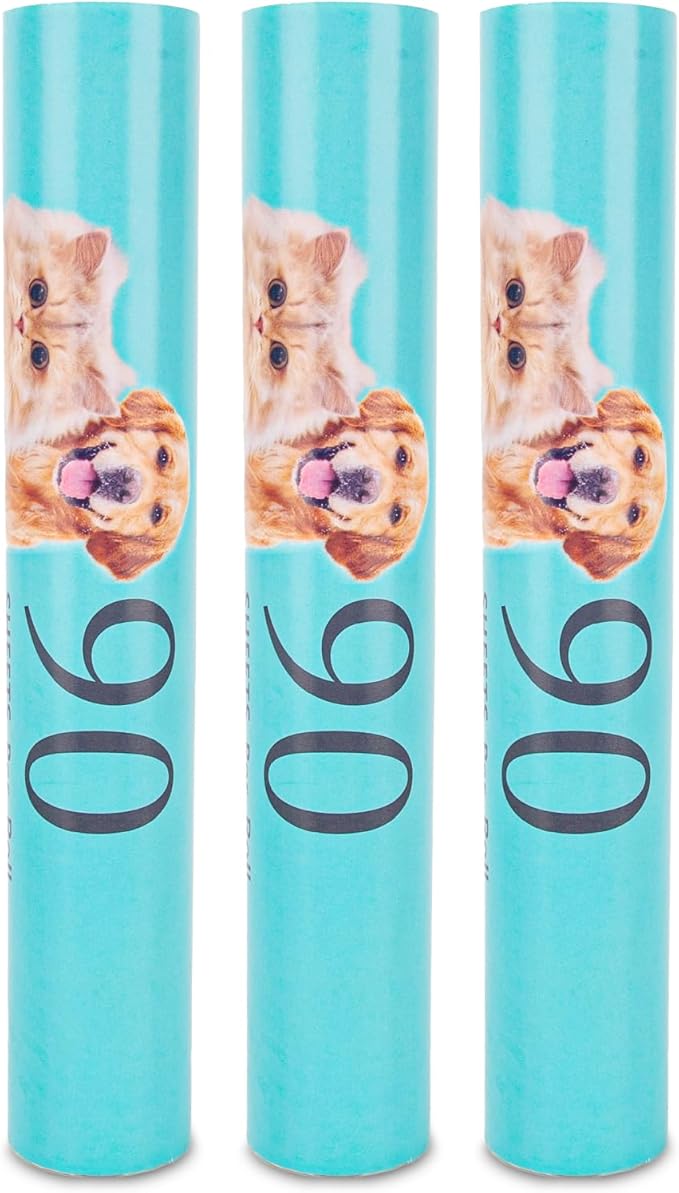 KeFanta 3Pcs Large Lint Roller Refills (270 Sheets) 11.8" Wide