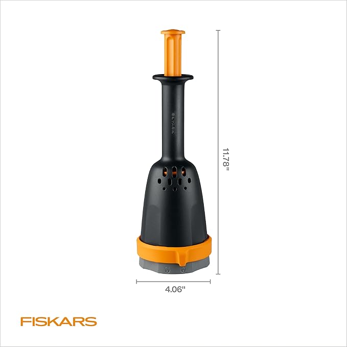 Fiskars Soil Block Maker for Garden Seeds with Natural Air Pruning, Eco Friendly Soil Blocking Gardening Tool for Germinating Seeds
