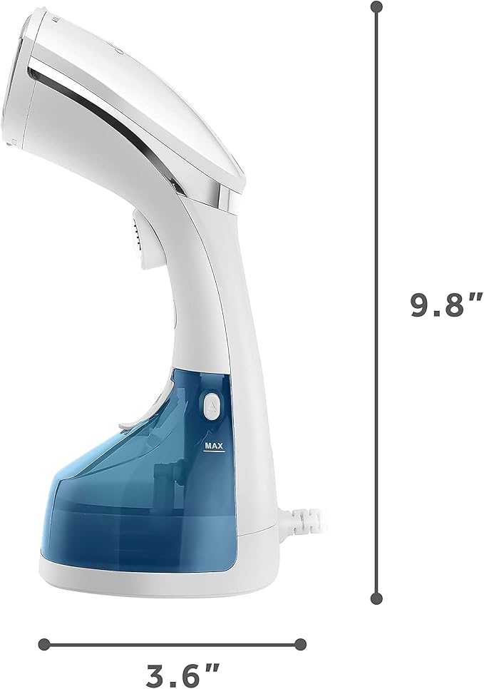 Sunbeam Power Steam Handheld Steamer, Professional, White/Blue