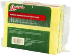 Quickie 2052213 Scrubbing Sponge, Pack of 4, Long Lasting, Heavy Duty, Kitchen and Bathroom Scrubbing Sponge