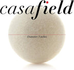 Casafield Wool Dryer Balls Set of 6, Extra Large Organic Handmade 100% New Zealand Wool, Natural Laundry Fabric Softener