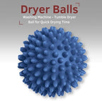 Reusable Laundry Dryer Balls, Plastic Anti-Static Fabric Softener, Reduces Wrinkles, Sustainable Cleaning Supplies, Essential Washing & Drying Aid for Soft, 6 Pack, 2.36 in (Blue/White/Red)