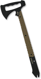 Gerber Gear Downrange Tactical Tomahawk Survival Multitool, Made in USA Camping Axe with Hammer Head and Steel Pry Bar, Includes Sheath with Integrated Molle Straps