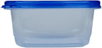 Glad GladWare Medium Rectangle Food Storage Containers with Lids, BPA Free Plastic for Soups Salads and Meal Prep, Airtight Leak Resistant, Microwave Dishwasher Freezer Safe, 24 Oz, 5 Count