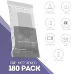 Swanky Stainless Steel Cleaner Wipes - Grime & Grease Remover Kitchen Cleaning Supplies - Clean & Shine, For Stove Top, Refrigerator, Sink, Oven, & Household Appliances - Soft Wipes, 180 Count