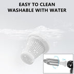 Handheld Vacuum,Car Vacuum Cleaner,4-in-1 20000PA High Power Portable Rechargeable Vacuum Cleaner with Brushless Motor, Small Handheld Vacuum & Air Blower & Pump-Black