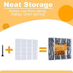 KURUI #6 * 1-1/4in Drywall Screws, Dry Wall Screws for Drywall Wood, 220Pcs Coarse Thread Sheetrock Screws - Black Bugle-Head Phillips Self Tapping Wood Screws