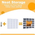 KURUI #6 * 1in Drywall Screws, Dry Wall Screws for Drywall Wood, 266Pcs Coarse Thread Sheetrock Screws - Black Bugle-Head Phillips Self Tapping Wood Screws