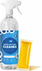 stain remover spray – Spot Cleaner for Carpet, Upholstery, Rugs & Fabric | Pet Stain & Odor Remover | Just Add Water Starter Kit with Refillable Bottle & Concentrated Pod 33 fl oz