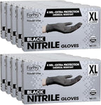 ForPro Disposable Nitrile Gloves, Chemical Resistant, Powder-Free, Latex-Free, Non-Sterile, Food Safe, 4 Mil