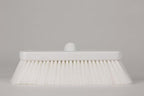 SPARTA 41278EC02 Flo-Thru Plastic Wall Scrub Brush, Equipment Brush With Soft Nylex Bristles For Industrial Kitchens, Hospitals, Commercial Cleaning, 4 Inches, White