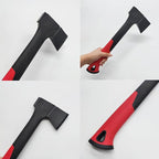 14" Axe with Saw Knife and Protective Box for Outdoor Use, Camping, Hiking, Garden