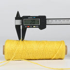 2mm 328ft Colored Natural Jute Twine String for Gift Wrapping Craft Baker Plant Christmas Ribbon Twine Handmade Arts Decoration Thin Packing String Home Decor