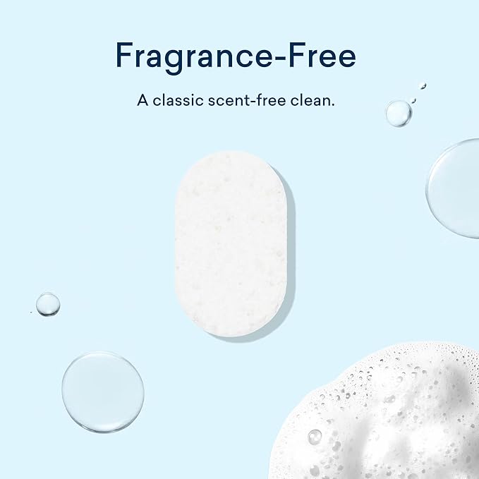 BLUELAND 100% Plastic-Free Dishwasher Detergent Tablets, Starter Set, 60 Count with tin, Free & Clear, Eco-Friendly Dishwashing Pods, Natural, Sustainable