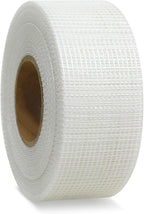 QILIMA Self-Adhesive Fiberglass Drywall Joint Mesh Tape, Fiber Mesh Crack Patch Wall Repair Fabric,2 Inch by 148 Feet White