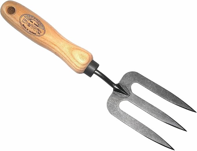 Dewit 3-Piece Tool Gift Set with 3-Tine Cultivator, Forged Trowel and Forged Hand Fork