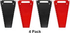 15-Tool Gripper Wrench Organizer Tray Kit - 2 Plastic Portable Gripper Tray Holders… (4 Piece Kit, Black & Red)