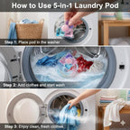 5 in 1 Laundry Beads - 5 in 1 Laundry Pods with Fabric Softener & Scent Beads(50PCS)