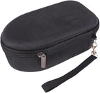 The Quilted Bear Mini Steam Iron - Lightweight Mini Travel Iron for Effortless Quilting & Wrinkle-Free Clothes with Hard Shell Case - Travel Steamer Craft Press for Clothes & Crafts (Black)