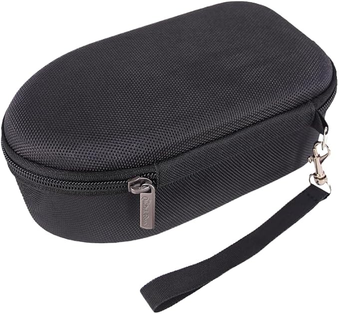 The Quilted Bear Mini Steam Iron - Lightweight Mini Travel Iron for Effortless Quilting & Wrinkle-Free Clothes with Hard Shell Case - Travel Steamer Craft Press for Clothes & Crafts (Black)