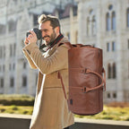 seyfocnia Convertible Travel Garment Bag,Carry on Garment Duffel Bag for Men Women - 2 in 1 Hanging Suitcase Suit Business Travel Bag