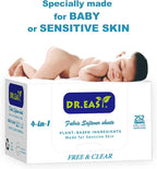 DR.EASY Dryer Sheets Plant Based Formula 504 Ct Fabric Softener sheets for Laundry Free & Clear Essential Oil Scented No Artificial Fragrances No Dyes Reduce Static & Wrinkles Help Repel Pet Hair