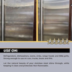 FLITZ Stainless Steel & Chrome Clean - 8oz Bottle, USA-Made Stainless Steel Cleaner Spray for Appliances - Grill, Fridge, Sink Stain Remover - Also Works on Aluminum Surfaces (1 Pack)