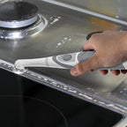 Electric Cleaning Brush with 4 in 1 Multiple Brush Heads,Indoor Household Cordless Motorized Brush for Bathroom Toilet Kitchen Tile Crevice(Gray)