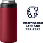 YETI Rambler 12 oz. Colster Slim Can Insulator for the Slim Hard Seltzer Cans, Harvest Red