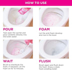 Stardrops The Pink Stuff Miracle Power Foaming Toilet Cleaner – Self-Activating Formula for Deep Cleaning,Stain Removal,and a Fresh Shine – Bathroom Essential,(Pack of 6)