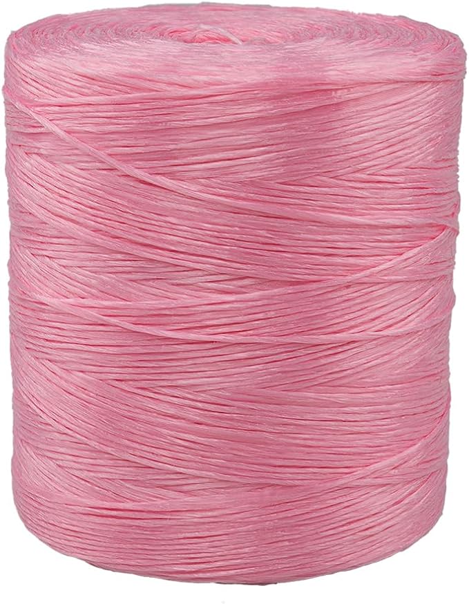 Rope & Cord Polypropylene Twine – Multi-Purpose Twine – 5,500 Feet (Pink)