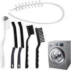 Washing Machine Cleaner Brush Set (6-Pcs) for Front & Top Load Washers – Deep Cleaning Kit for Rubber Seal, Drum, Dispenser, Tight Gaps & Multipurpose Cleaning in Kitchen, Bathroom & Home