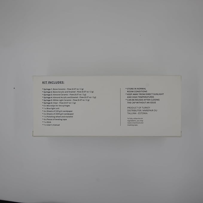 Bone & Almond Color Surface Repair Kit - Fix Chips & Defects in Minutes | Repair Tiles Bathroom Fixtures and Countertops with Ease | for Porcelain Ceramic Fiberglass Corian and Enameled Surfaces