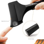 EHDIS Small Squeegee 5 inch Rubber Window Tint Windshield Scraper for Car,Glass, Mirror, Shower, Door,Bathroom Cleaning (Pure Black)