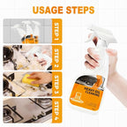 Kitchen Foam Cleaner, 2026 New Oven Grill Cleaner Spray, Multi Purpose Kitchen Cleaner, Household Convenient Spray Cleaner for Home (1, 17.59 fl-oz)