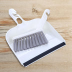 NOLITOY Mini Broom and Dustpan Set 2 Packs White Desktop Cleaning Supplies Table Sweeping Tools for Kitchen Home Office Tea Table Cleanup