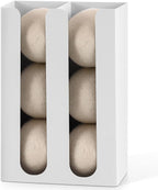 Magnetic Dryer Ball Holder for Laundry Room,Iron Dryer Ball Dispenser for Laundry Storage Container,Laundry Dryer Balls Organizer,Magnetic Dryer Ball Basket,Laundry Room Organizer,White(No Balls)