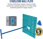 Drywall Repair Plate & Compound Kit by SD Home, Fix Large Holes Fast, Pack of 2 Wall Backing Plates & 1 Fast-Drying Spackle Filler Bag, Easy & Quick DIY Patching for Cracks & Wall Damage