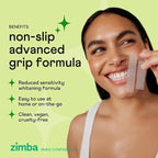 Zimba Teeth Whitening Strips for Teeth Sensitive, White Strips for Teeth Whitening, Teeth Whitener Stain Remover 28 White Strips Included Per Pack, 2 Pack (14 Day Treatment), Mint and Spearmint