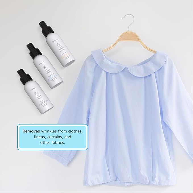 Begley's 3-in-1 Wrinkle Remover, Quick Fix Wrinkle Release, Static Cling Remover, Odor Eliminator and Fabric Refresher Spray - Plant-Derived, USDA Certified Biobased - Lavender, 16 oz, 2 Pack