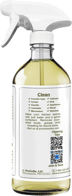Kitchen Cleaner 16 oz - Daily Cleaning Spray for Countertops, Sink, Cabinets, Appliances, & Stainless Steel Cleaner Revealing Natural Shine & Refreshing Scent - Safe on All Surface
