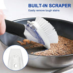 CELOX Dish Brush with Soap Dispenser, Soap Dispensing Dish Brush for Pot Pan Sink Cleaning