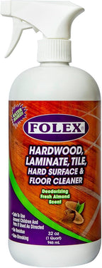 FOLEX Carpet Spot Remover & Hardwood/Floor Cleaner Bundle – Removes Pet Stains, Grease, Red Wine, Food & More – Bundle of Two 32 oz Bottles + 2 Reusable Cleaning Cloths