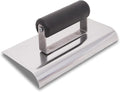 MARSHALLTOWN QLT Stainless Steel Hand Edgers, Plastic Handle Material, 203mm Length, 102mm Width, 6mm Radius, 10mm Lip, Made In The USA, CE517SP