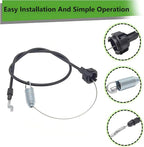 746-04626 731-05385 Forward Clutch Cable Replacement fits MTD 946-04626 Troy-Bilt Bolens Ranger Yard Machines Tillers