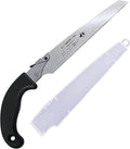 KAKURI Japanese Hand Saw [Bamboo Cutting] 8-1/4" Japanese Pull Saw with Blade Cover, Made in JAPAN