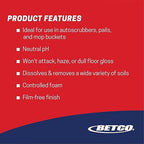 Betco 1380500 pH7 Floor Cleaner, Lemon Scent, 5 Gal.